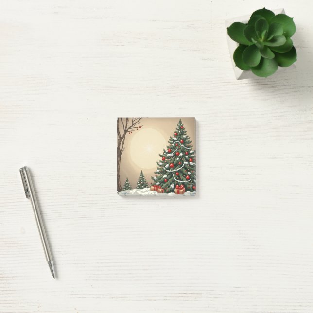  Christmas tree post-it note (Office)