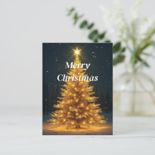 Christmas tree Postcard