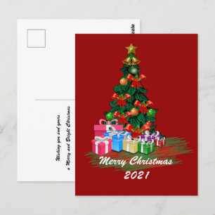 Christmas Tree Postcard