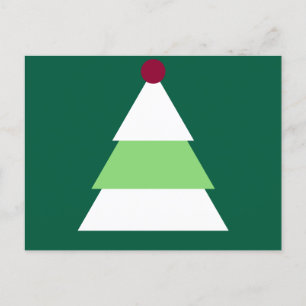 Christmas tree postcard