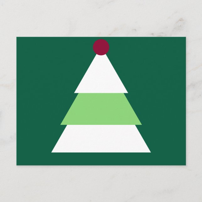 Christmas tree postcard (Front)