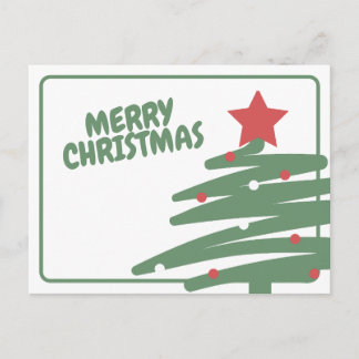 Christmas Tree Postcard