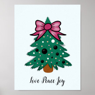 Christmas tree poster