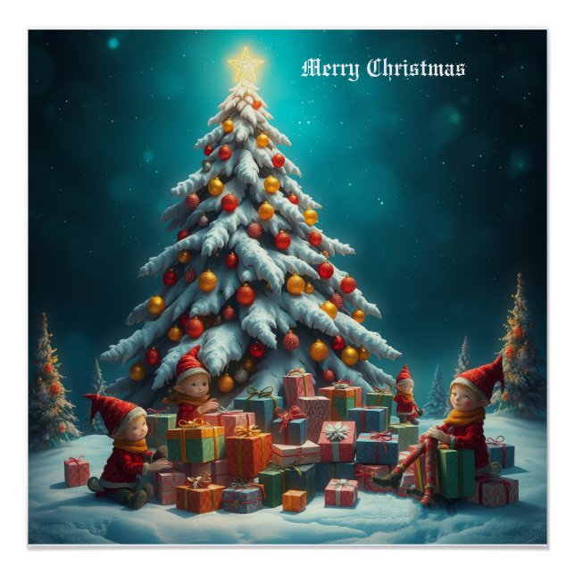 Christmas Tree Poster (Front)