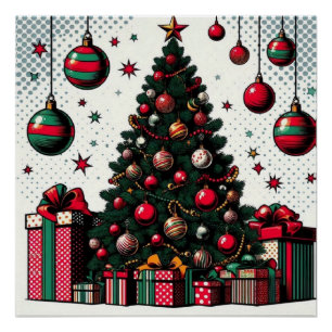 Christmas tree poster