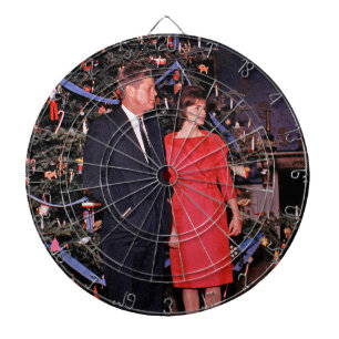 Christmas Tree President John Kennedy & Jacqueline Dartboard