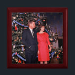 Christmas Tree President John Kennedy & Jacqueline Gift Box<br><div class="desc">The year was 1962. President John F. Kennedy and First Lady Jacqueline Kennedy were at the height of their popularity, and the White House was abuzz with excitement as the holiday season approached. The First Lady, known for her impeccable taste and attention to detail, had meticulously planned the White House...</div>