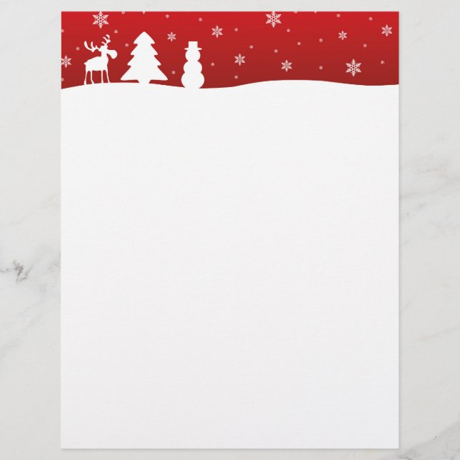 Christmas Tree Reindeer Snowman (Front)