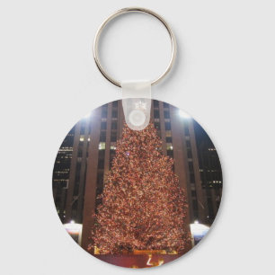 Christmas Tree Rockefeller Centre Key Ring