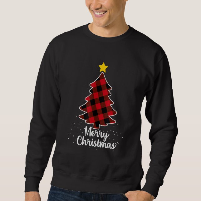 Christmas Tree Santa Fun Celebration  Family Sweatshirt (Front)