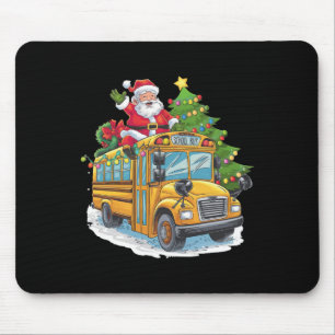 Christmas Tree School Bus Driver Costume Adults An Mouse Pad