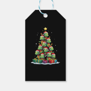 Christmas Tree Sea Turtle Turtles Tortoise T-Shirt Gift Tags