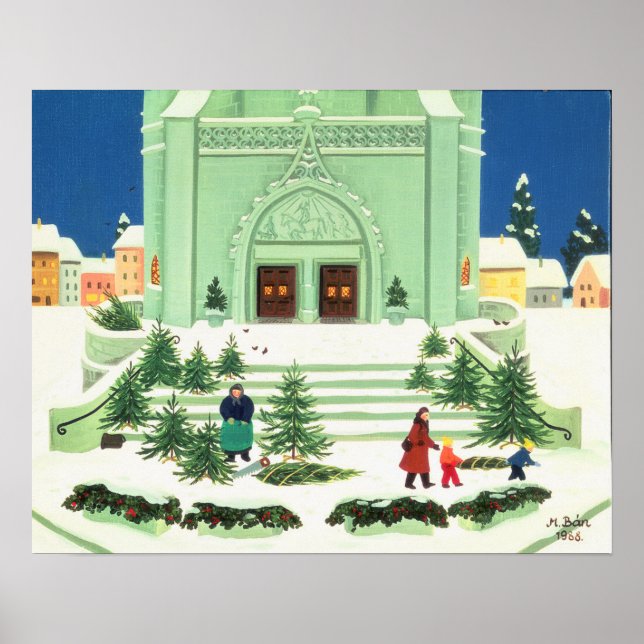 Christmas Tree Selling 1988 Poster (Front)