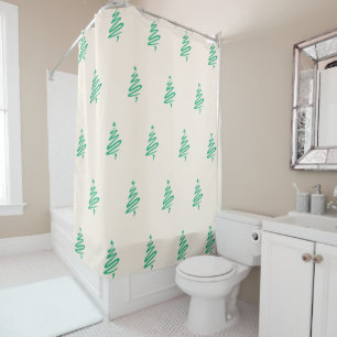 Christmas Tree Shower Curtain