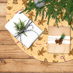 Christmas tree skirt with Christmas cookies