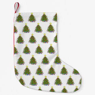 Christmas tree small christmas stocking