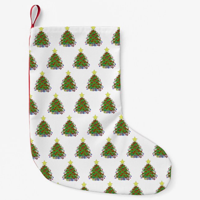Christmas tree small christmas stocking (Front)
