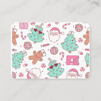 Christmas Tree Snowman Christmas Party I Business Card