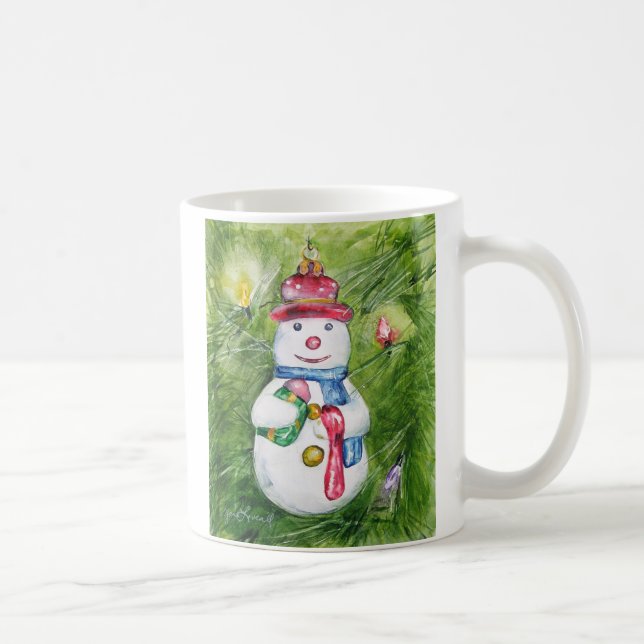Christmas Tree Snowman Mug (Right)