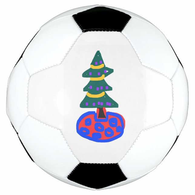 Christmas Tree Soccer Ball (Front)