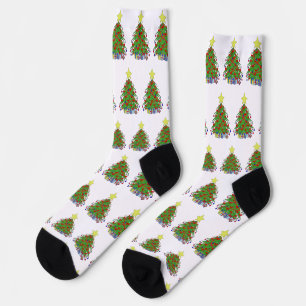 Christmas tree socks