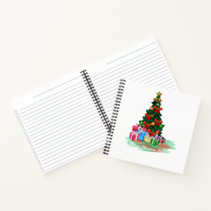 Christmas Tree Spiral Notebook