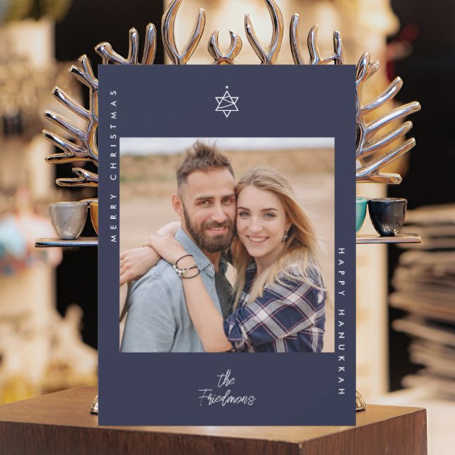 Christmas Tree Star of David Holiday Card (Creator Uploaded)