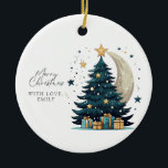Christmas Tree Stars The Moon Ceramic Ornament<br><div class="desc">Christmas Tree Stars The Moon Ceramic Ornament</div>