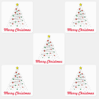 Christmas Tree Stickers