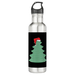 Christmas tree stocking hat 710 ml water bottle