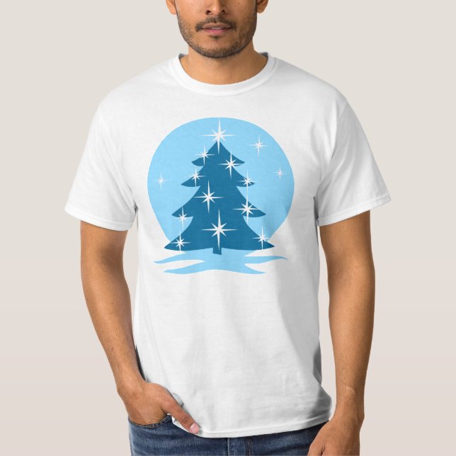 Christmas Tree T-shirt Value Classic Holiday Tee (Front)