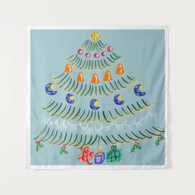 Christmas tree tapestry (Front)