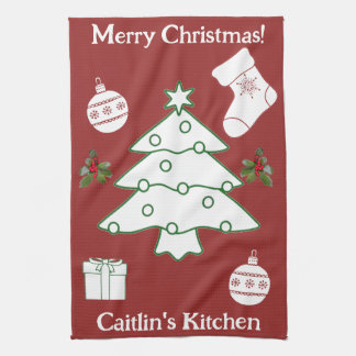 Christmas Tree Tea Towel