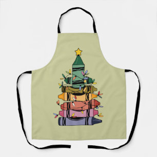 Christmas Tree Teacher Life Gift Teaching Apron