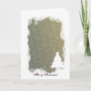 Christmas Tree Template! Holiday Card