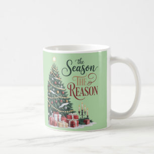 Christmas Tree The Season The Reason Coffee Mug