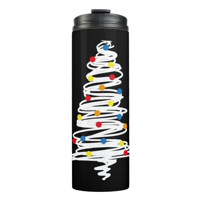 Christmas tree      thermal tumbler (Front)