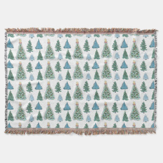 Christmas Tree Throw Blanket