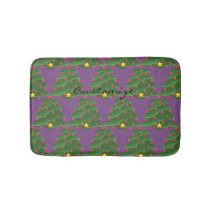 Christmas Tree Thunder_Cove Bath Mat