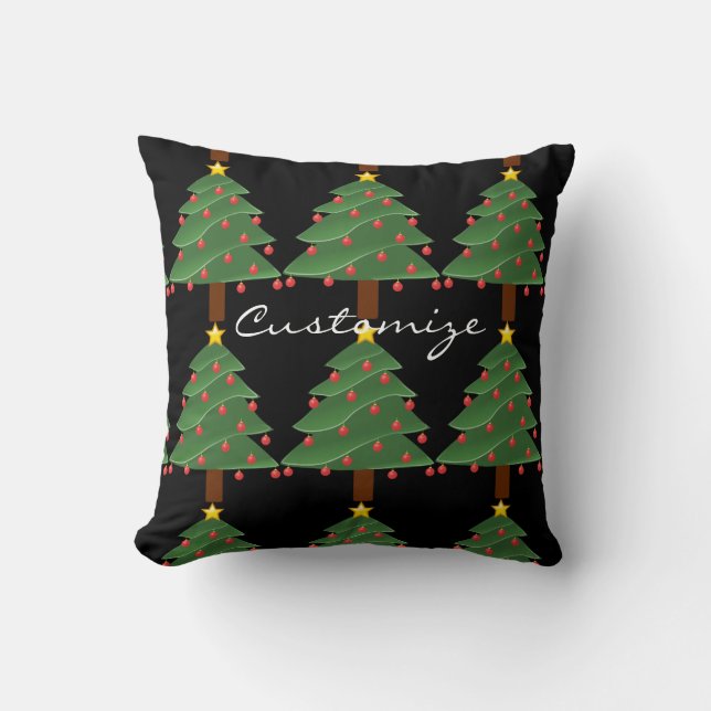 Christmas Tree Thunder_Cove Cushion (Front)
