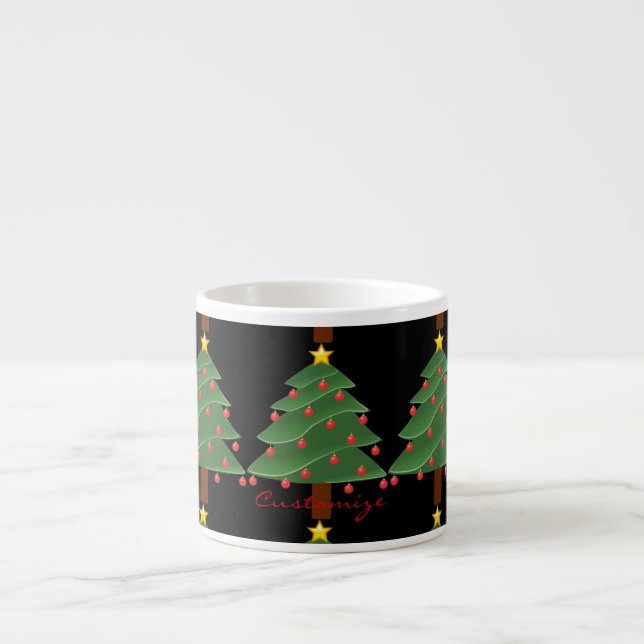 Christmas Tree Thunder_Cove Espresso Cup (Front)