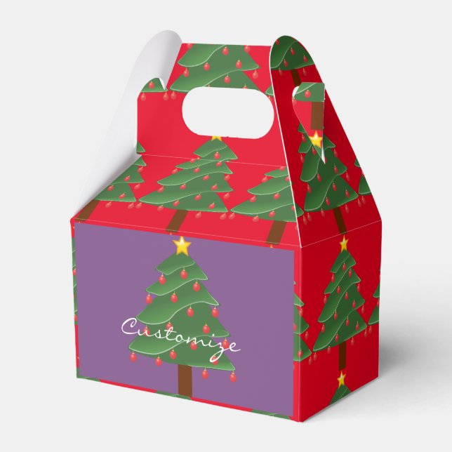 Christmas Tree Thunder_Cove Favour Box (Front Side)