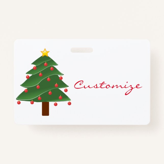 Christmas Tree Thunder_Cove  ID Badge (Front)