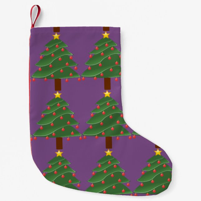 Christmas Tree Thunder_Cove Small Christmas Stocking (Front)