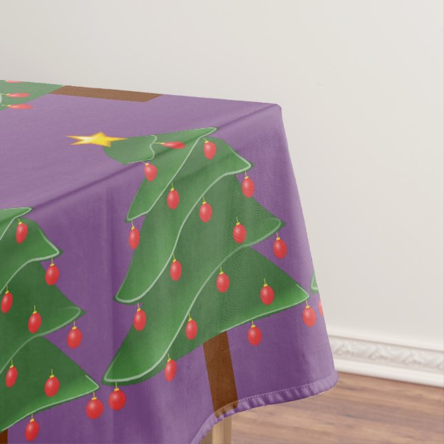 Christmas Tree Thunder_Cove Tablecloth (In Situ)