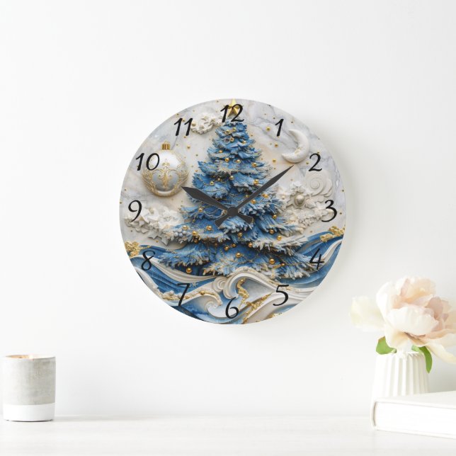 Christmas Tree Timekeeper Beauty Large Clock (Home)