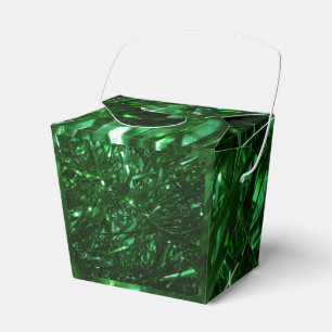 christmas tree tinsel favour box