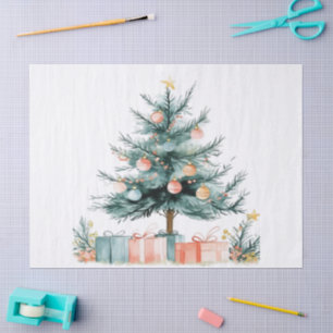 Christmas tree tissue paper