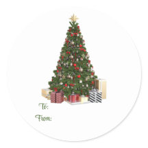 Christmas Tree To And From Sticker