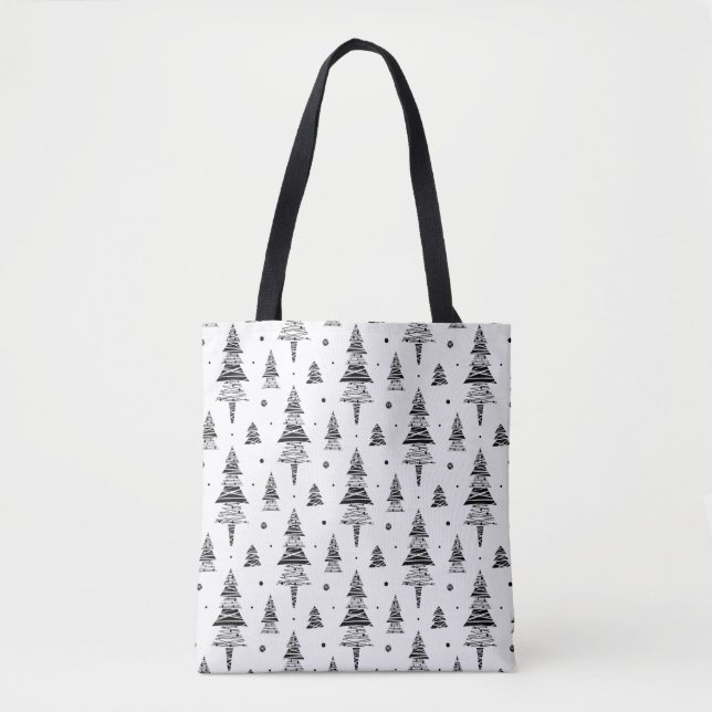 Christmas tree  tote bag (Front)